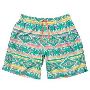 Chubbies Men's En Fuego Aztec Print Swim Trunks Size XL